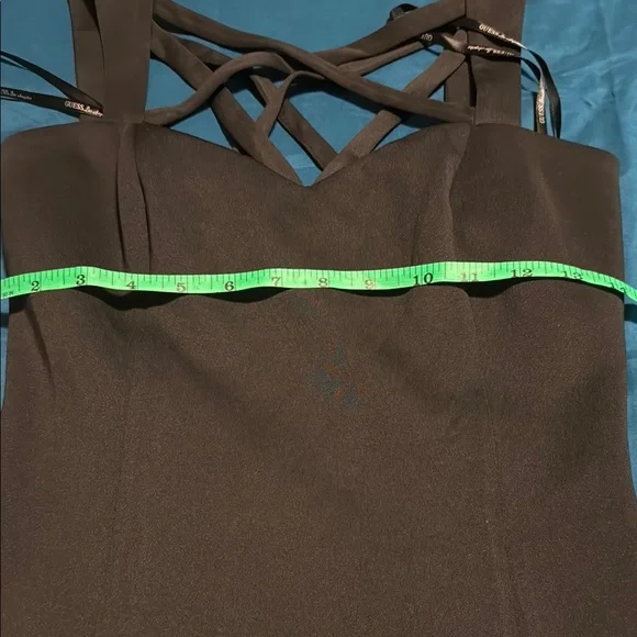 Chic Black Sheath Dress with Spaghetti Straps - Picture 15 of 16